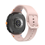 Curea silicon compatibila cu Samsung Watch 8, Samsung Watch 8 Classic, Alb