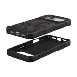 Husa compatibila cu iPhone 17 Pro Max, MagSafe/Magnetic, Kevlar, policarbonat, Negru