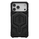 Husa compatibila cu iPhone 17 Pro, MagSafe/Magnetic, Kevlar, policarbonat, Negru