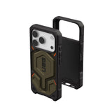 Husa compatibila cu iPhone 17 Pro, MagSafe/Magnetic, Kevlar, policarbonat, Negru