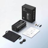 Compresor wireless portabil UGREEN CD259 cu baterie 2500mAh pentru anvelope, Negru