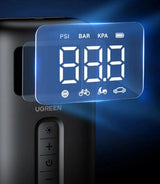 Compresor wireless portabil UGREEN CD259 cu baterie 2500mAh pentru anvelope, Negru