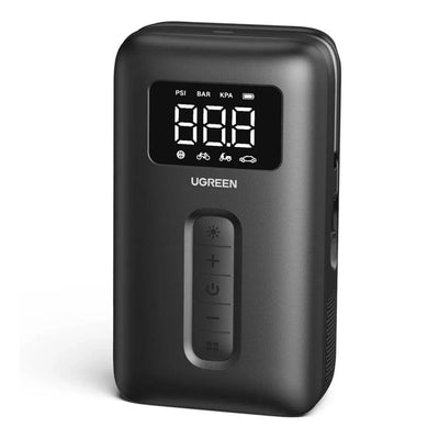 Compresor wireless portabil UGREEN CD259 cu baterie 2500mAh pentru anvelope, Negru