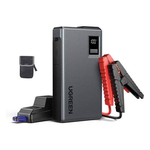 Baterie externa si pornitor de urgenta auto UGREEN ES702, 12000 mAh, 1000A, Lanterna inclusa