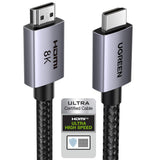 Cablu HDMI - HDMI UGREEN HD171, 10m, 8K, Gri