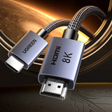 Cablu HDMI - HDMI UGREEN HD171, 10m, 8K, Gri