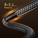 Cablu HDMI - HDMI UGREEN HD171, 10m, 8K, Gri