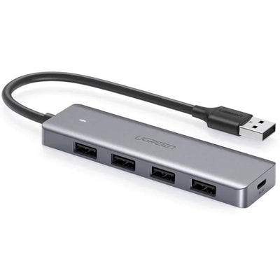Hub USB-C 4-in-1 UGREEN CM219 pentru laptop si PC, Gri