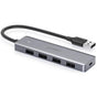 Hub USB-C 4-in-1 UGREEN CM219 pentru laptop si PC, Gri