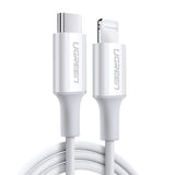 Cablu de date UGREEN USB-C la Lightning, 0.5 m