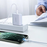 Cablu de date UGREEN USB-C la Lightning, 0.5 m