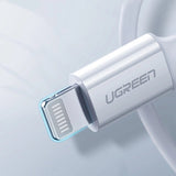 Cablu de date UGREEN USB-C la Lightning, 1.5 m