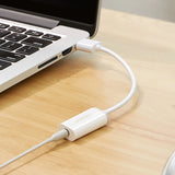 Adaptor UGREEN USB-A la Jack 3.5mm, Placa de Sunet Externa, Alb – US206