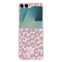 Husa tip carte OEM compatibila cu Galaxy Z Flip 6, Galaxy Z Flip 7 FE, silicon, Roz