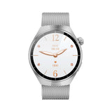 Smartwatch Kalobee SSK7 Mini, set 3 curele, AMOLED, Argintiu