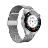 Smartwatch Kalobee SSK7 Mini, set 3 curele, AMOLED, Argintiu