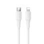Cablu de date HOCO X120 Beneficio Type-C la Lightning, 1 m, 27W, Alb