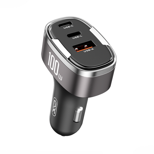 XO 12V 100W, 1A + 1C + 1L, Digital Lightning Port, black - CC61