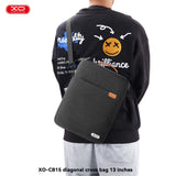 Geantă laptop XO pentru laptop 13 inch, Neagră