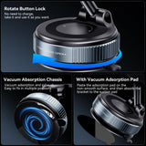 Suport Auto Magnetic cu Ventuza XO C169 – Blocare Manuala, Negru
