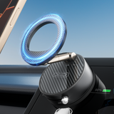 Suport Auto Magnetic cu Ventuza si Inchidere Manuala XO C188 - Negru