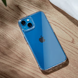 Husa XO compatibila cu iPhone 15, Antisoc, TPU, policarbonat, Transparent