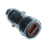 Incarcator auto XO CC60 60W USB-C/USB-A, cu cablu USB-C