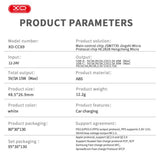 Incarcator auto XO CC69 30W USB-C/USB-A, cu cablu USB-A la USB-C