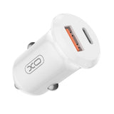 Incarcator auto XO CC69 30W USB-C/USB-A, cu cablu USB-A la USB-C