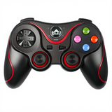 Controller wireless XO GP5, Switch/Android/PC/PS4, negru-rosu