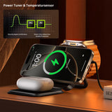 XO Incarcator Wireless 15W 3 в 1, /black/ - CX035