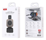 XO Incarcator Wireless 15W 3 в 1, /black/ - CX035