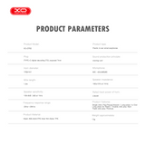 Casti In-Ear XO cu Microfon, Conector USB-C, alb - EP82