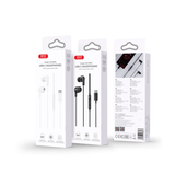 Casti In-Ear XO cu Microfon, Conector USB-C, alb - EP84