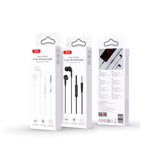 Casti In-Ear XO cu Microfon, Jack 3.5mm, alb - EP86