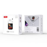Casti TWS XO cu Ecran Smart, Generatia 2, alb - X46