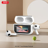 Casti TWS XO cu Ecran Smart, Generatia 4, alb - X47
