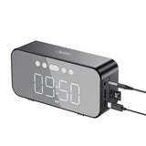 Boxa Bluetooth XO F41 cu ceas si radio FM, afisaj oglinda, negru