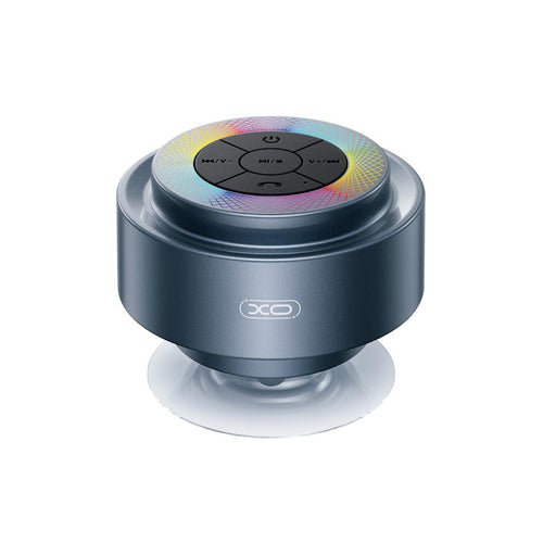 Boxa portabila XO F64, Bluetooth 5.3, LED RGB, impermeabila, Negru