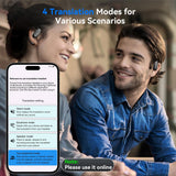 Căști wireless TWS XO G36 cu traducere AI, Negre