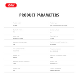 Căști Bluetooth Over-Ear cu ANC XO BE55, Argintii