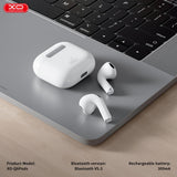 Casti TWS XO Q6 Pods, Generatia 6, Bluetooth 5.3, alb