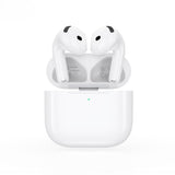 Casti TWS XO Q7 Pods, Generatia 6, Bluetooth 5.4, ANC, incarcare wireless, alb