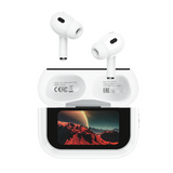 Casti TWS XO cu Ecran Smart, Generatia 5, alb - X48