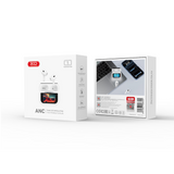 Casti TWS XO cu Ecran Smart, Generatia 5, alb - X48