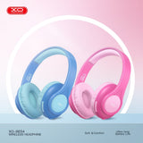 Casti Bluetooth Over-ear XO BE54, pentru copii, design Cartoon, roz
