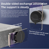 Suport Auto Magnetic cu Ventuza Manuala XO C176, negru