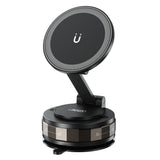 Suport Auto Magnetic cu Ventuza Manuala XO C176, negru