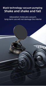 Suport Auto Magnetic cu Ventuza Manuala XO C176, negru