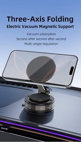 Suport Auto Magnetic cu Ventuza Manuala XO C176, negru